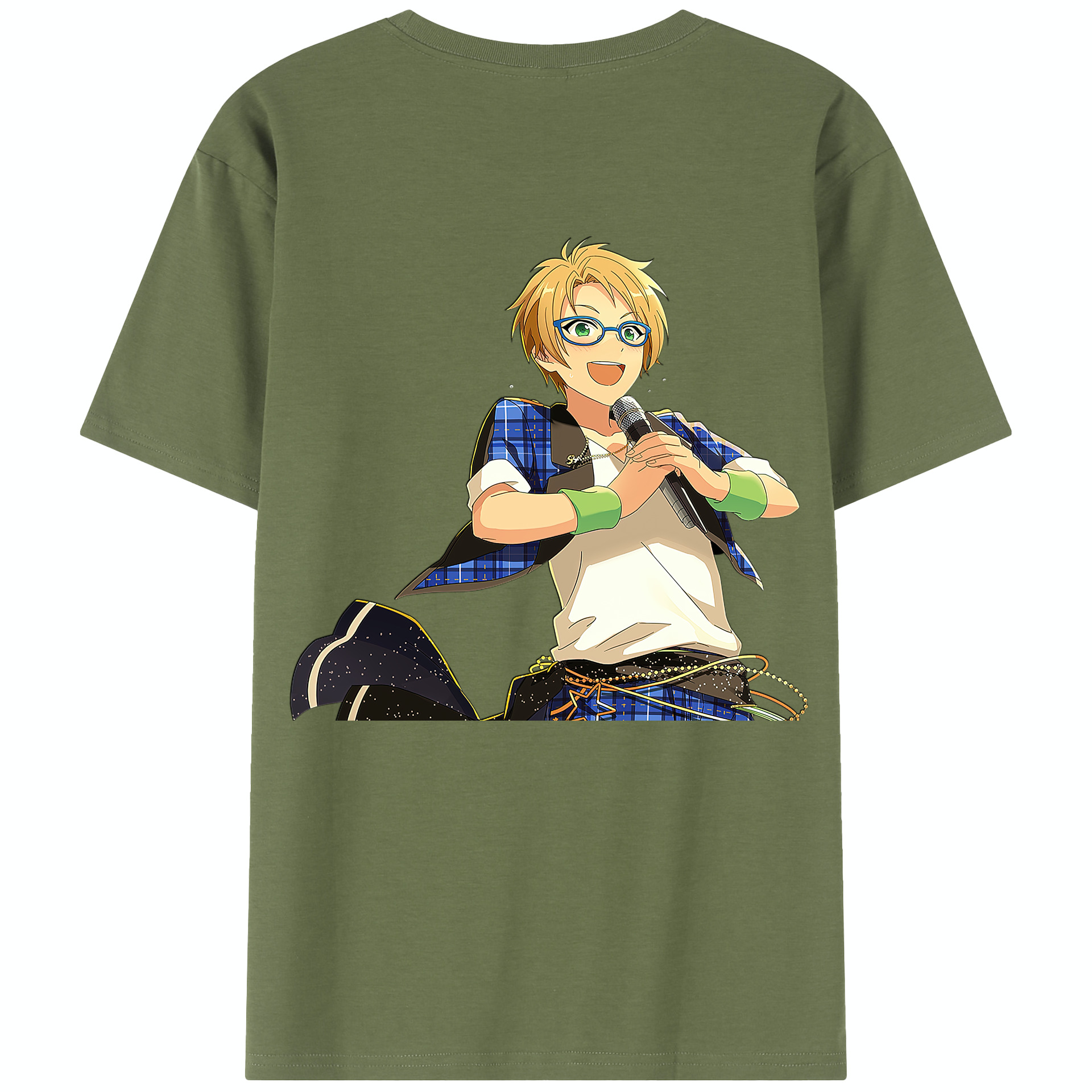 （画像用） あんさんぶるスターズ! Ensemble Stars 綿100％半袖Tシャツ（背面プリント）